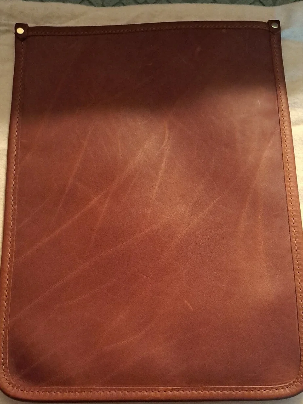 FOUNT Brown Leather Tablet Sleeve